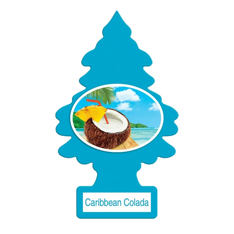 خوشبوکننده خودرو لیتل تریس مدل مدل Trees رایحه Caribbean Colada