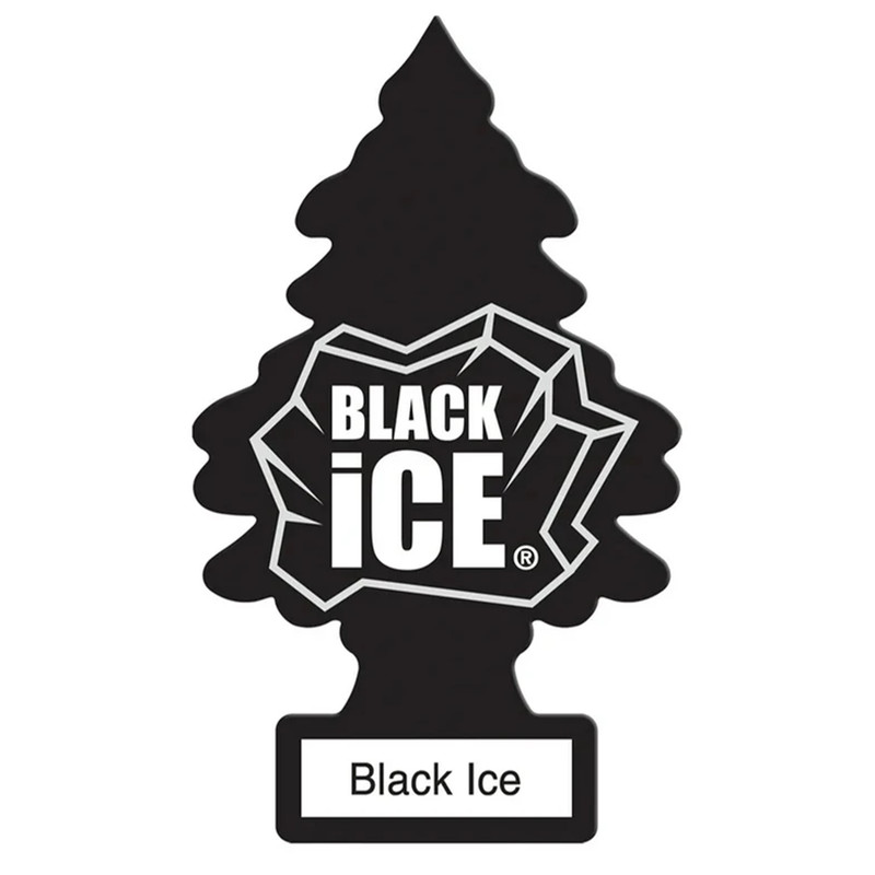 خوشبوکننده خودرو لیتل تریس مدل XTRA STRENGTH با رایحه BLACK ICE