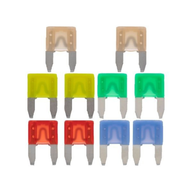 فیوز 2 شاخ خودرو چیکال مدل P-114 مجموعه 10 عددی