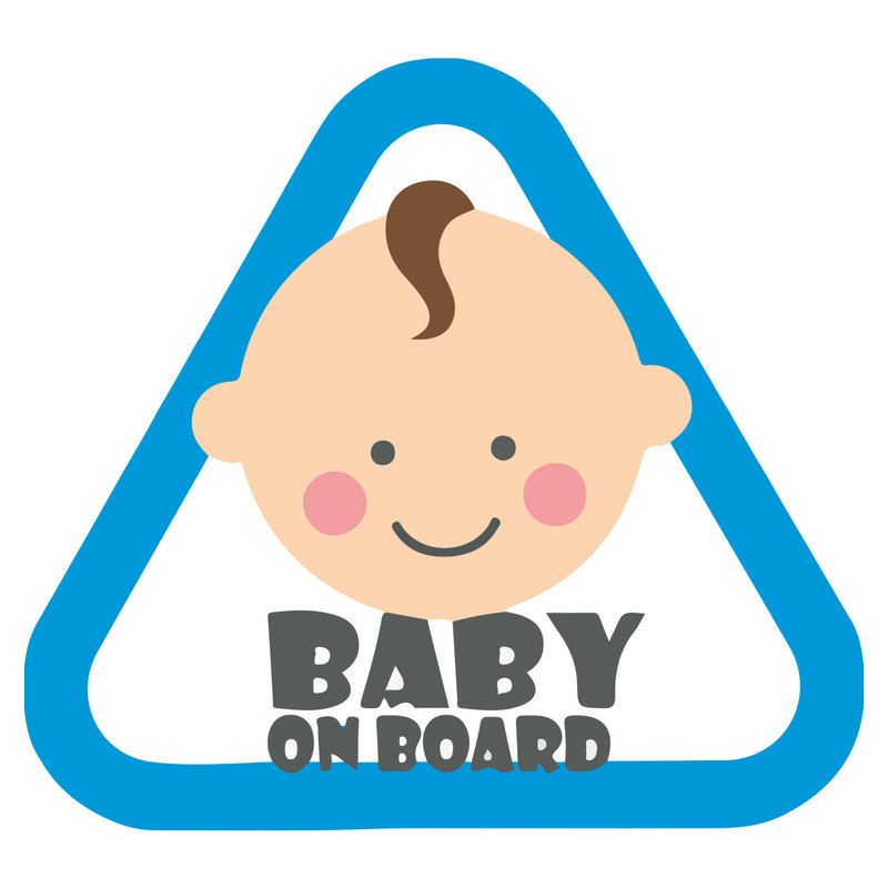 برچسب خودرو طرح baby on board بچه کوچولو کد 81