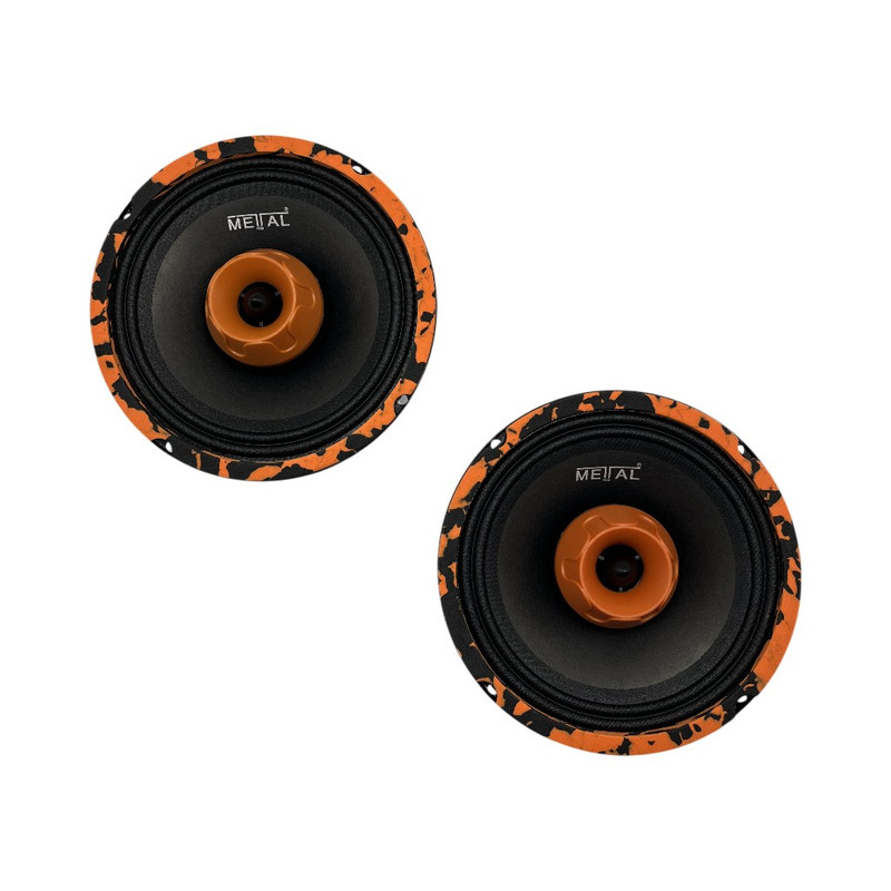 فول رنج درب جلو راست خودرو متال مدل MT-600F سایز 6.5 اینچ بسته 2 عددی