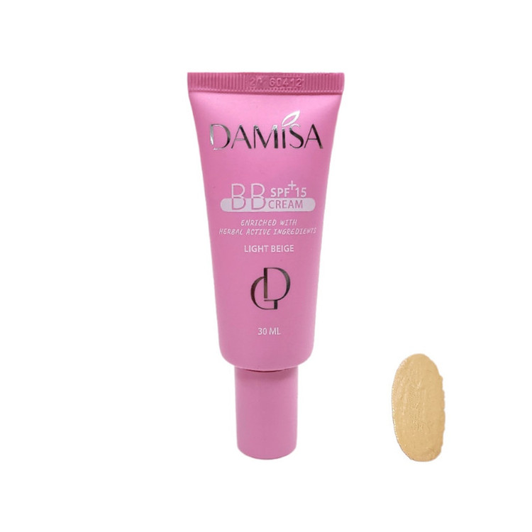 کرم پودر BB مایع SPF15 دامیثا شماره 01 مناسب برای انواع پوست حجم 30 میلیلیتر