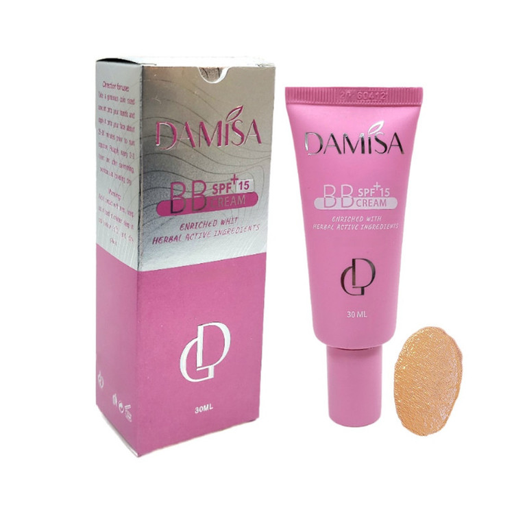 کرم پودر BB مایع SPF15 دامیثا شماره 02 مناسب برای انواع پوست حجم 30 میلیلیتر
