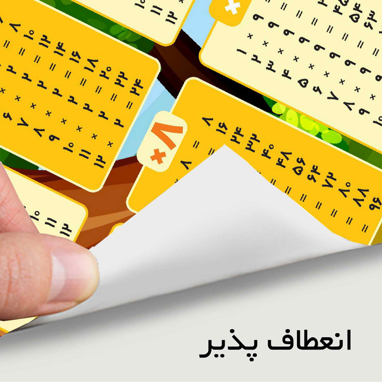 پوستر آموزشی مستر راد طرح زرافه مدل جدول ضرب کد 1920