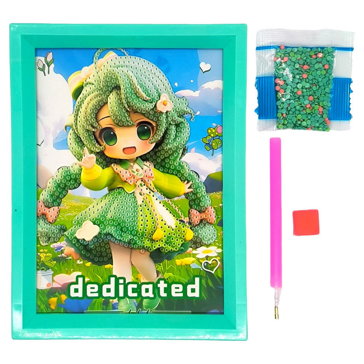بازی آموزشی مدل نقاشی الماسی فانتزی طرح ددیکیت