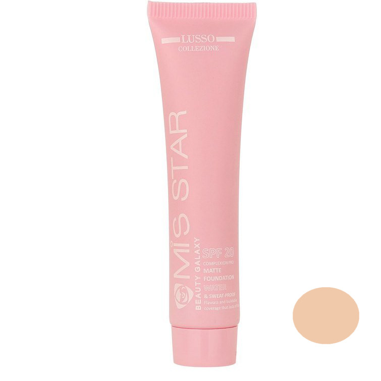 کرم پودر مایع میستار مدل BEAUTY GALAXY شماره 301 مناسب برای انواع پوست حجم 40 میلی‌لیتر