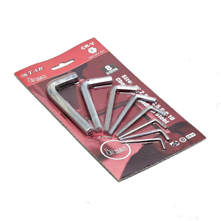 آچار آلن استار مدل HEX-KEY-SET مجموعه 8 عددی