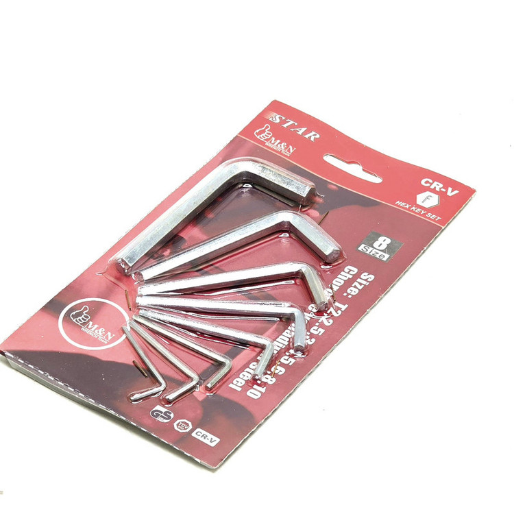 آچار آلن استار مدل HEX-KEY-SET مجموعه 8 عددی