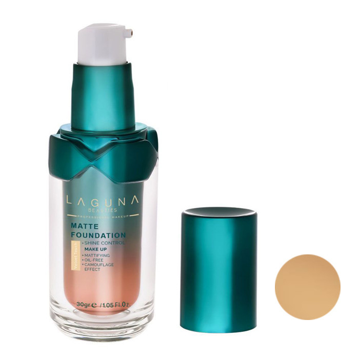کرم پودر مایع لاگونا مدل MATTE شماره LMF04 مناسب برای پوست چرب و مختلط وزن 30 گرم