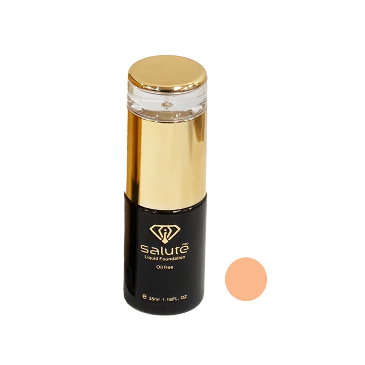 کرم پودر مایع SPF25 سالوته پرو مدل OIL FREE شماره 512 مناسب برای انواع پوست حجم 35 میلیلیتر