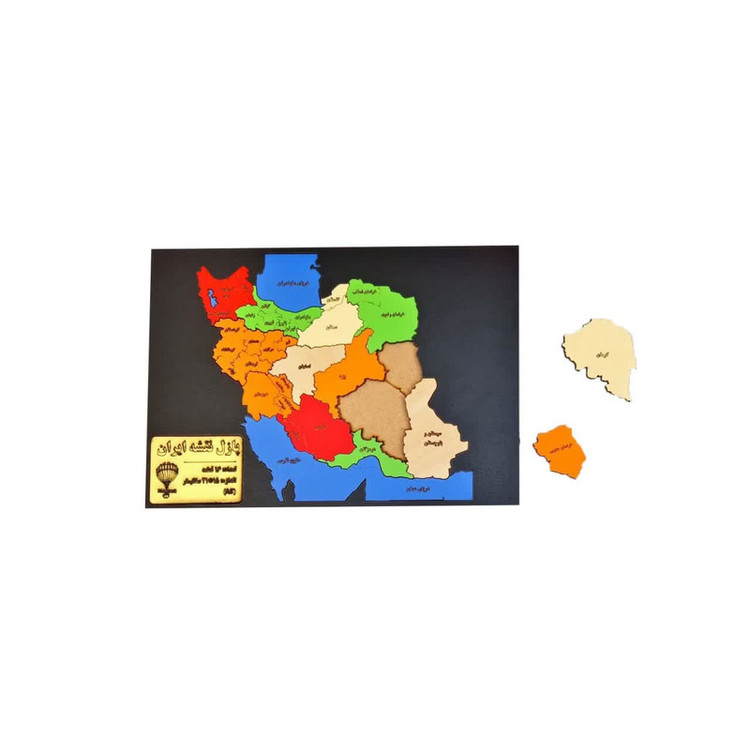 پازل آموزشی مدل نقشه ایران کد 001