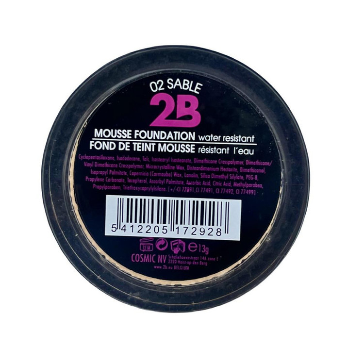 کرم پودر موس توبی مدل sable شماره 02 حجم 13 میلی لیتر
