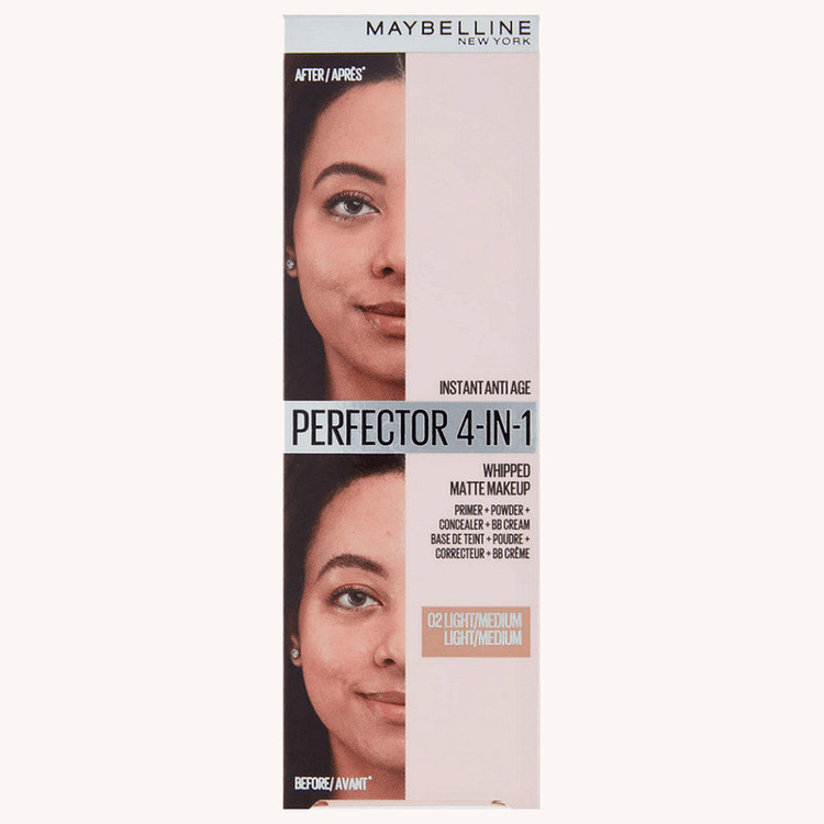 کرم پودر BB میبلین مدل Perfector 4in1 شماره 02 حجم 30 میلی لیتر
