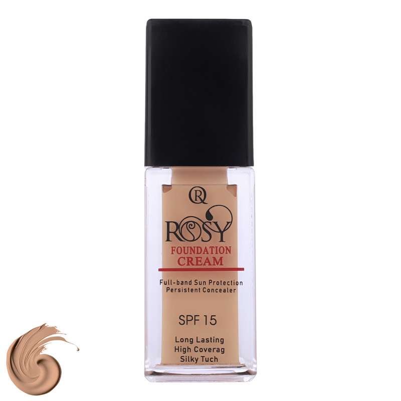 کرم پودر مایع SPF 15 روروسی مدل High Coverage شماره 201 مناسب برای انواع پوست حجم 30 میلی‌لیتر