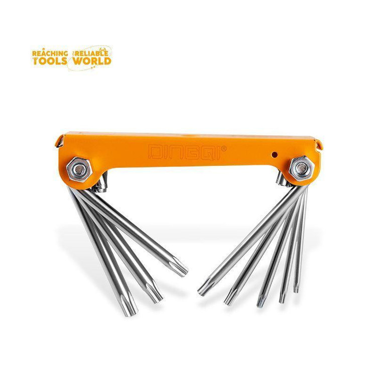 آچار آلن ستاره ای دینگشی مدل SG-001 مجموعه 8 عددی