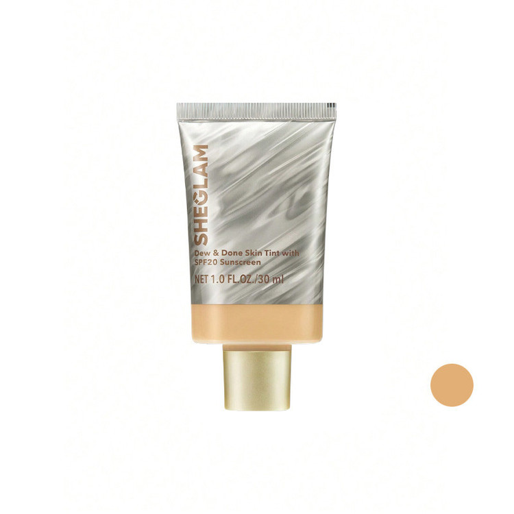 کرم پودر مایع SPF20 شیگلم مدل Bamboo شماره 06 مناسب برای انواع پوست حجم 30 میلیلیتر