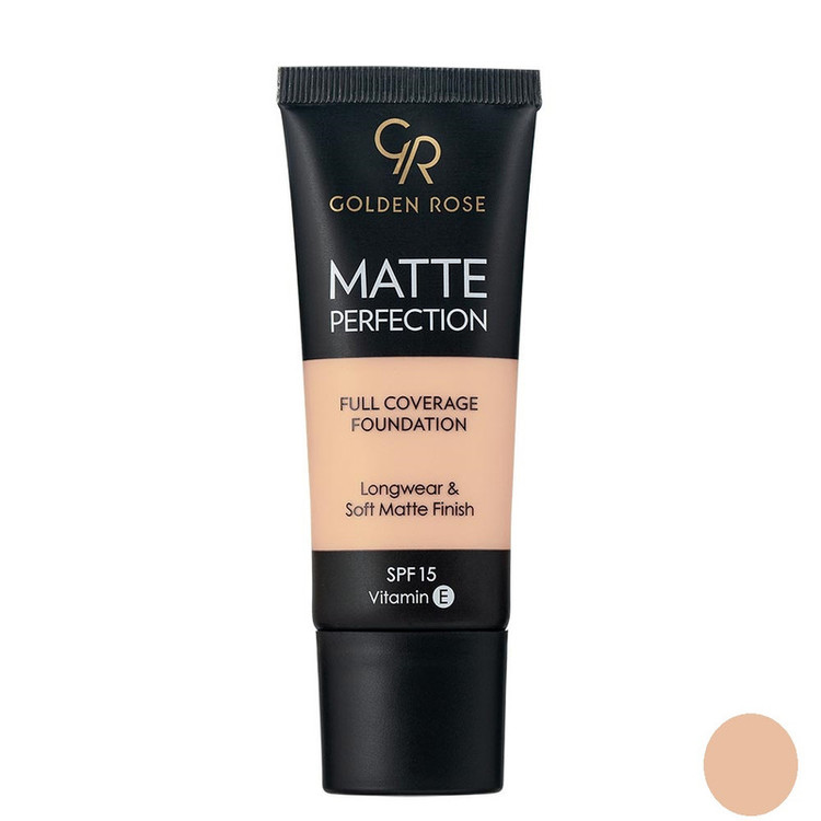 کرم پودر گلدن رز مدل matte perfection شماره c1 حجم 35 میلی لیتر