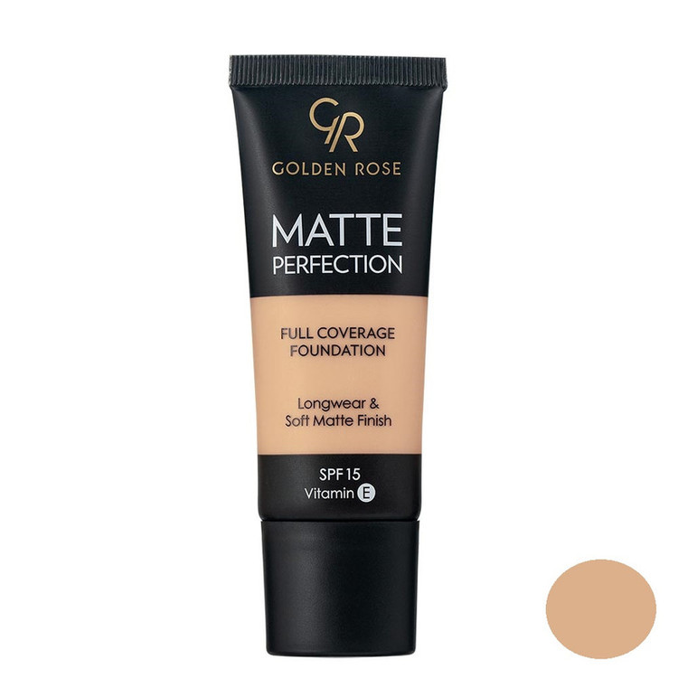 کرم پودر گلدن رز مدل Matte Perfection شماره c4 حجم 35 میلی لیتر