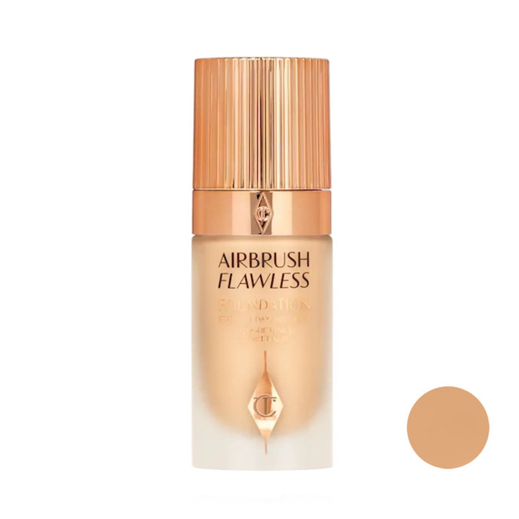 کرم پودر مایع SPF0 شارلوت تیلبری مدل Air Brush Warm شماره 5.5 مناسب برای
انواع پوست حجم 30 میلی لیتر