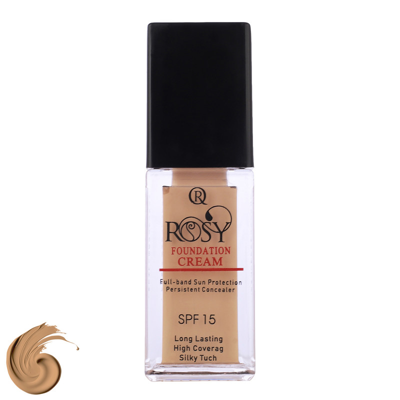 کرم پودر مایع SPF 15 روروسی مدل High Coverage شماره 203 حجم 30 میلی‌لیتر