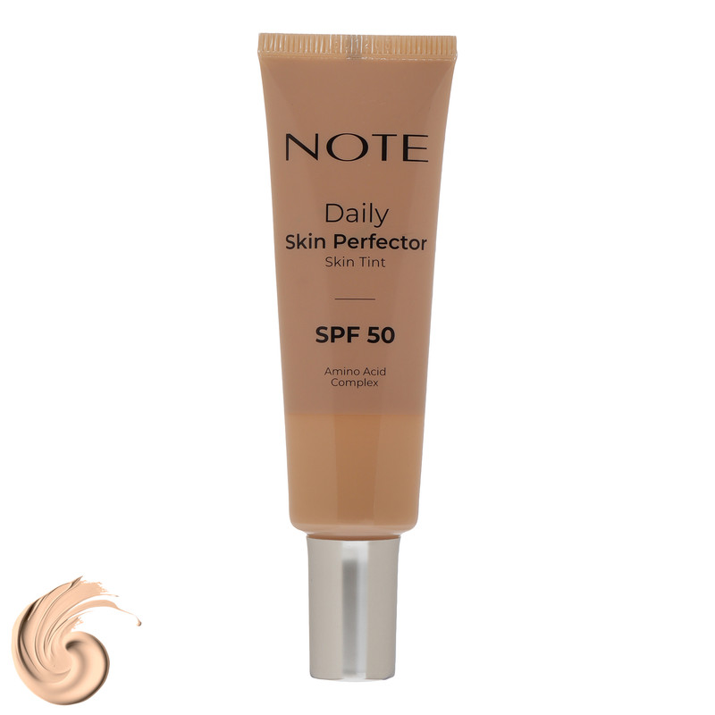 کرم پودر مایع SPF50 نوت مدل Skin Perfector شماره 120 مناسب انواع پوست حجم 30 میلی‌لیتر
