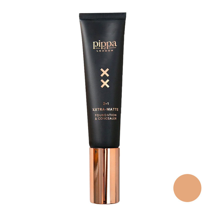 کرم پودر مایع spf35 پیپا مدل xxtra matte شماره 234 مناسب برای انواع پوست حجم 28 میلیلیتر