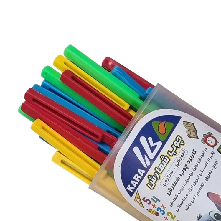 بازی آموزشی اعداد کارا مدل چوب خط ریاضی طرح خرگوش زبل بسته 60 عددی کد 2-5965