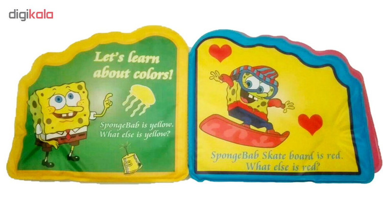 کتاب حمام کودک مدل SpongeBob