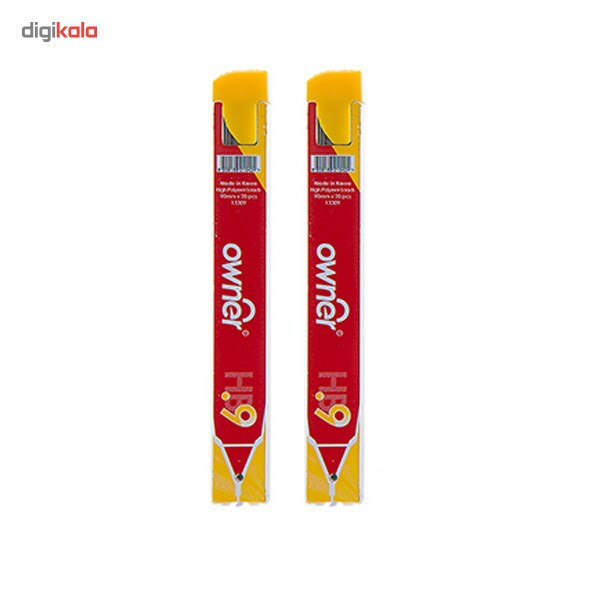 نوک مداد نوکی 0.9 میلیمتری اونر مدل High Polymer بسته 2 عددی