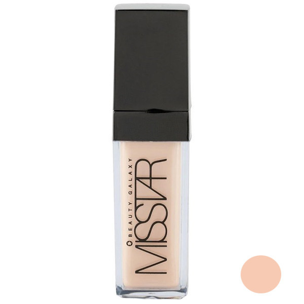 کرم پودر پمپی SPF15 میستار مدل BEAUTY GALAXY شماره MF101 مناسب برای انواع پوست حجم 40 میلیلیتر
