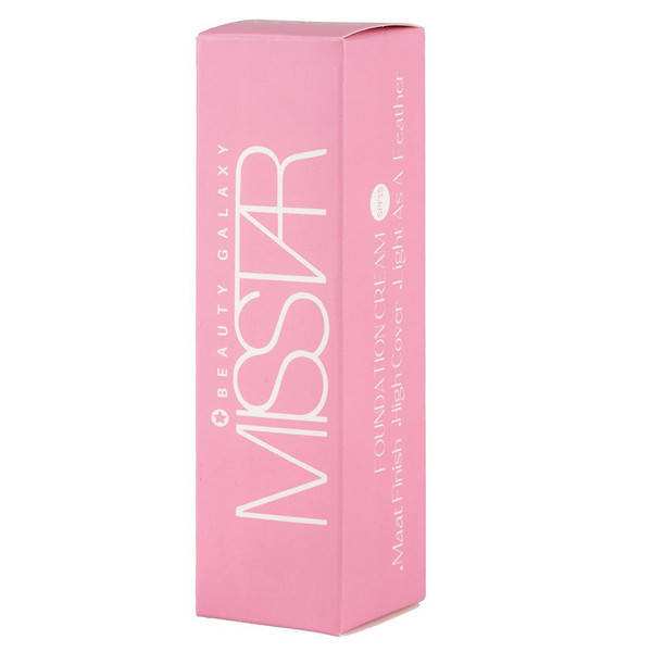 کرم پودر پمپی SPF15 میستار مدل BEAUTY GALAXY شماره MF101 مناسب برای انواع پوست حجم 40 میلیلیتر