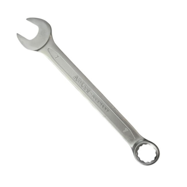 آچار یکسر تخت و یکسر رینگی مدل ADLER-GERMANY سایز 7 میلی متر