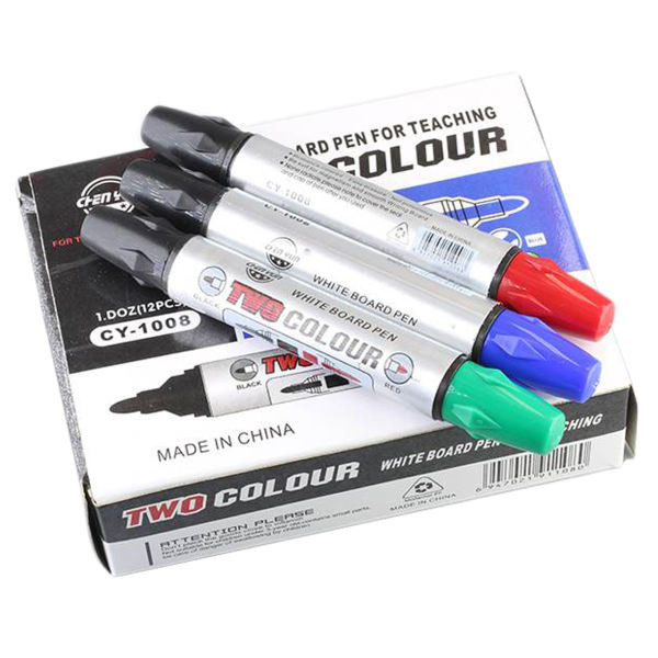 ماژیک وایت برد مدل double color کد 007 بسته 2 عددی