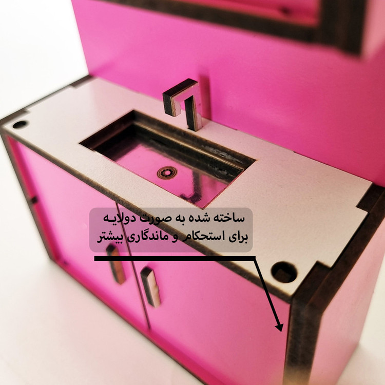 اسباب بازی چوبی رانزو گالری مدل ظرفشویی کد 0067