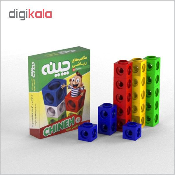 مکعب های ریاضی چینه مدل 7854 بسته 4 عددی