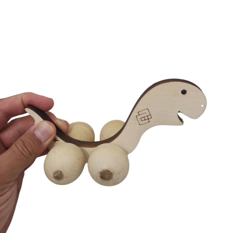 اسباب بازی چوبی مدل لاکپشت لاک توپی کد LP-01