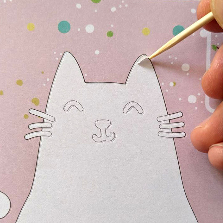 بازی آموزشی رنگ آمیزی مدل Foil Art Animals طرح زرورقی R مجموعه 8 عددی