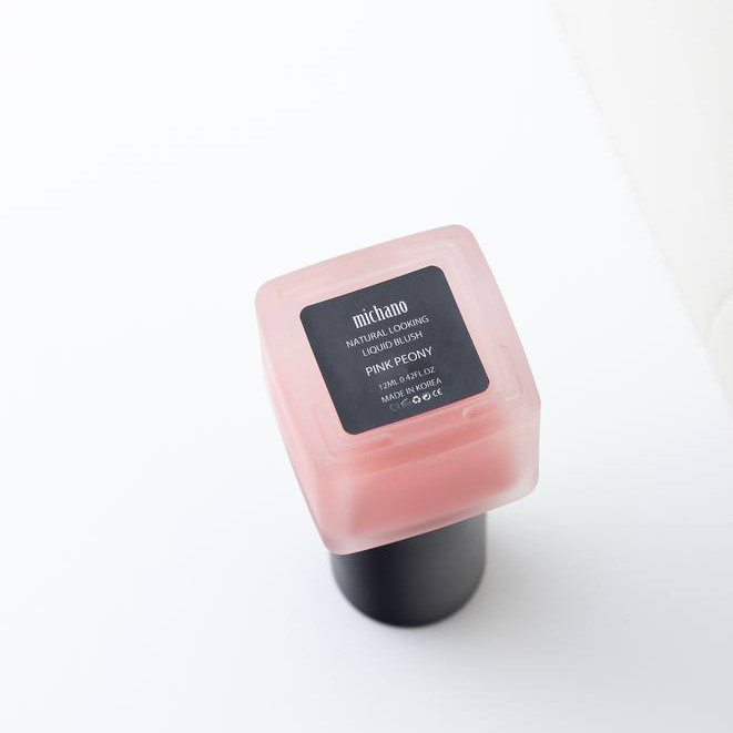 رژگونه مایع براق میچانو مدل Peony شماره 4