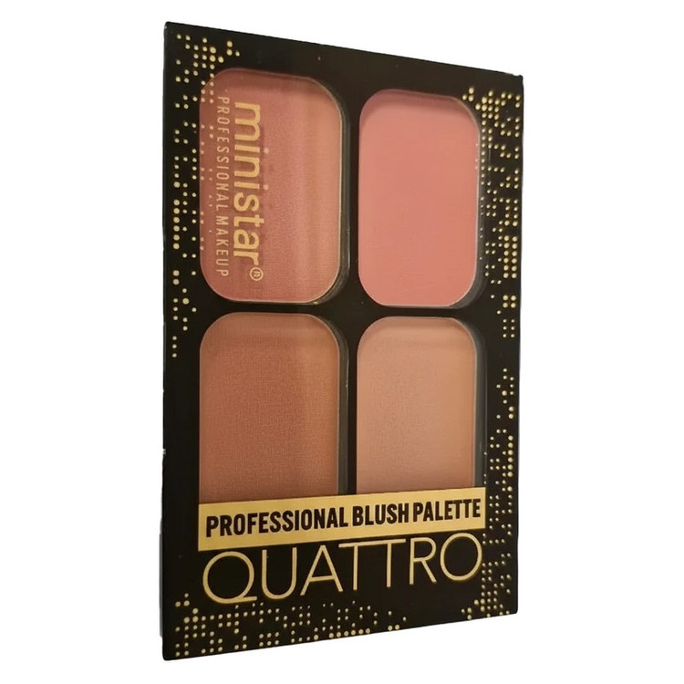 پالت رژ گونه مات مینی استار مدل Quattro شماره 01