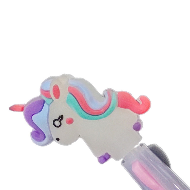 خودکار مدل 3 رنگ یونی کورن طرح اسب شاخ دار