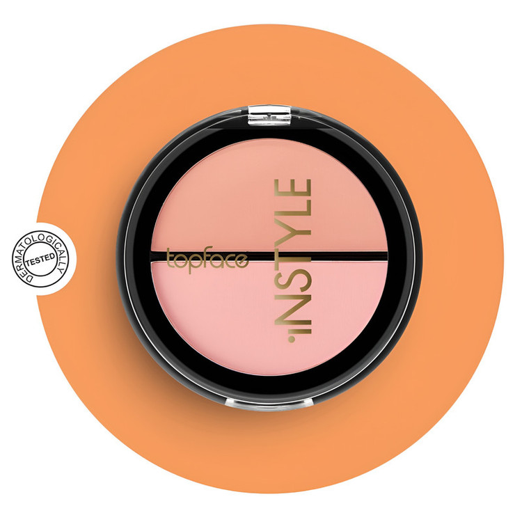 پالت رژگونه مات تاپ فیس مدل Instyle Twin شماره 006