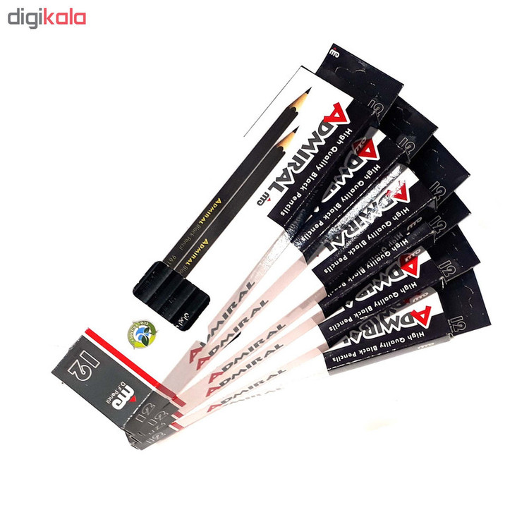 مداد آدمیرال کد 961B بسته 6 عددی