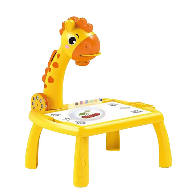 بازی آموزشی مدل میز نقاشی پروژکتوردار طرح زرافه کد 222-6