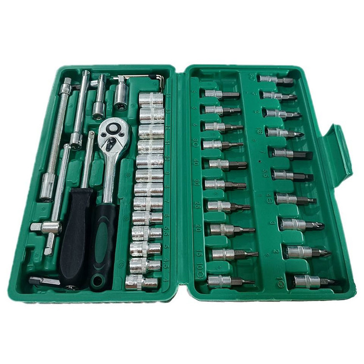 آچار بکس نیو تولز مدل 46pcs مجموعه 46 عددی