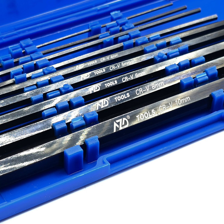 آچار آلن بلند ای زد دی مدل جعبه دار کد CR-V-9PCS مجموعه 9 عددی