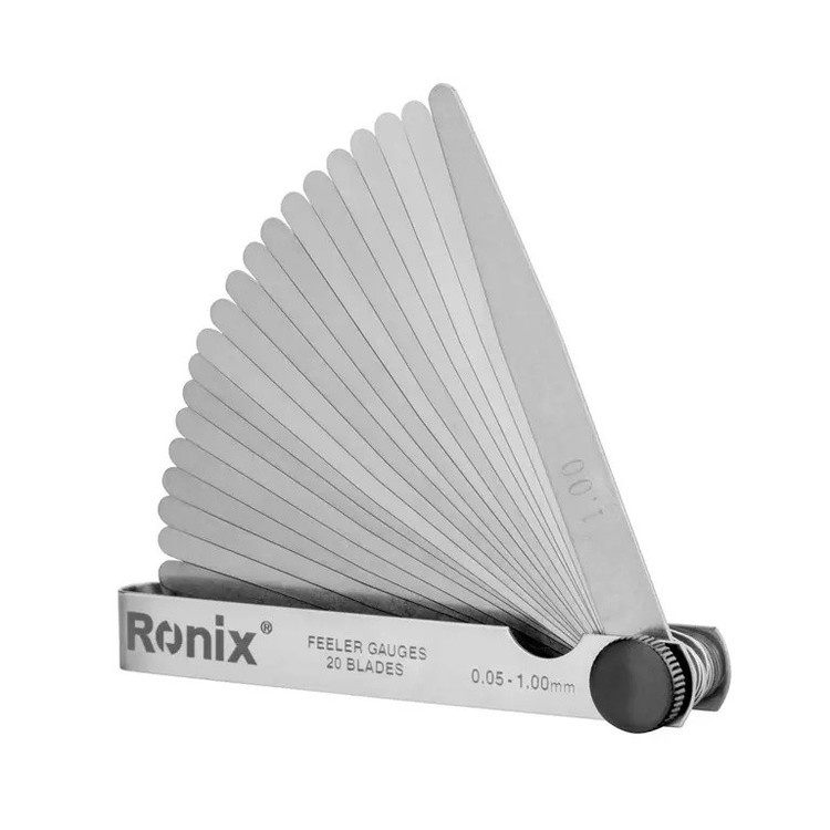آچار فیلر رونیکس مدل RH-2698 مجموعه 20 عددی