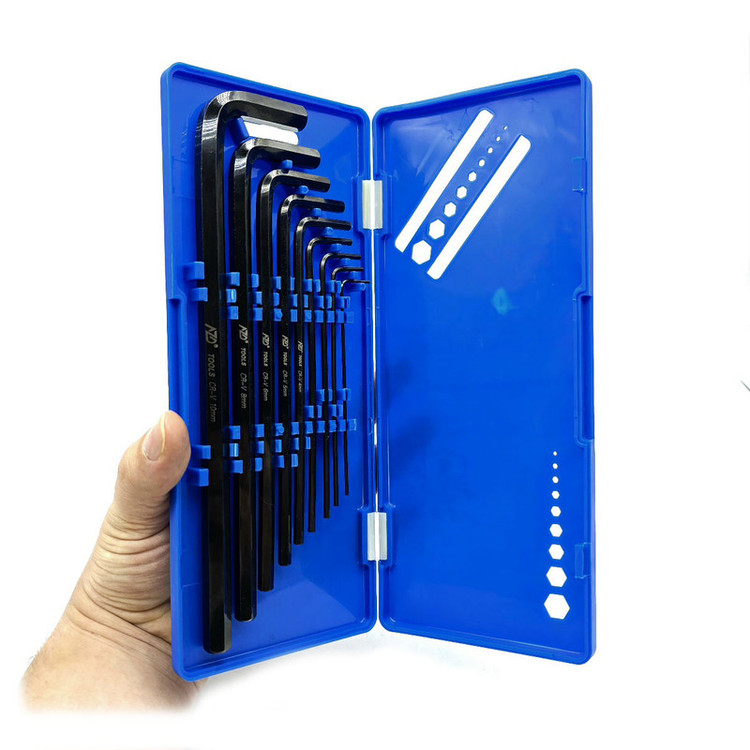 آچار آلن بلند ای زد دی مدل CR-V-9PCS مجموعه 9 عددی