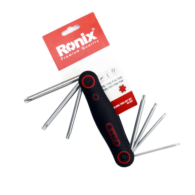 آچار آلن ستاره ای رونیکس مدل RIX-02021 مجموعه 8 عددی