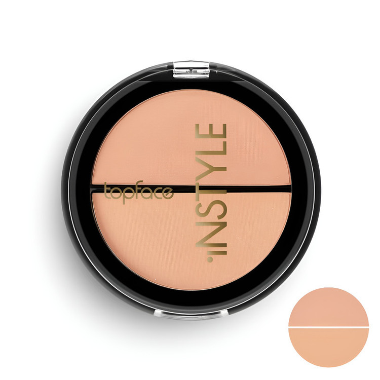 پالت رژگونه تاپ فیس مدل Instyle Twin شماره 003