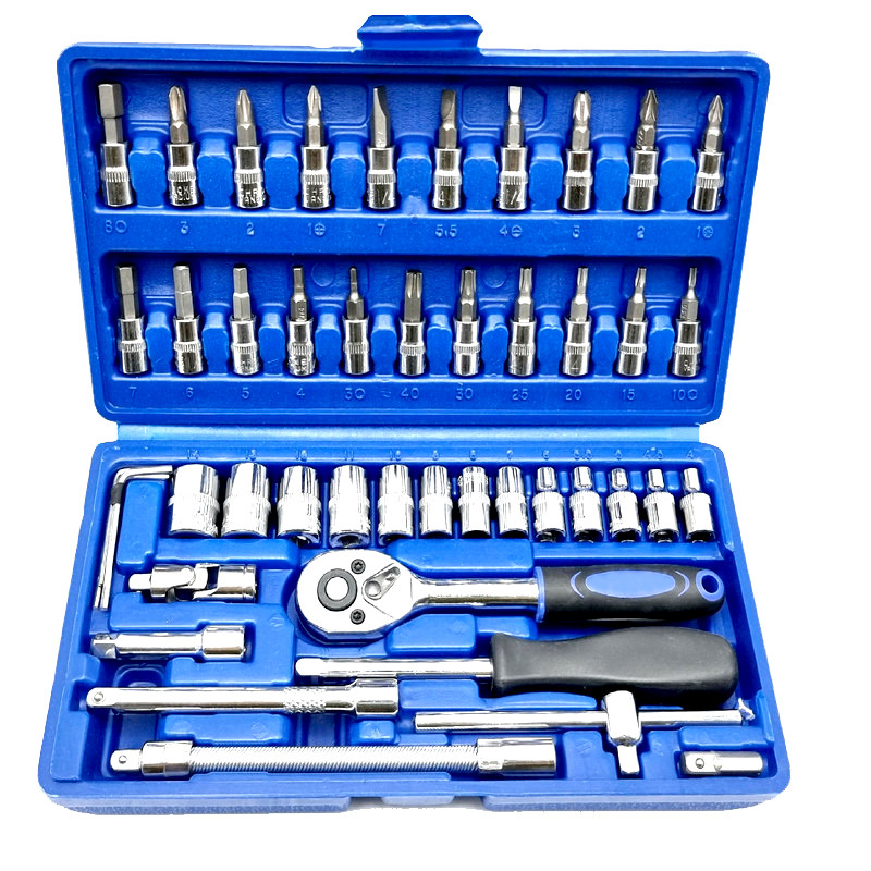 آچار بکس  مدل Tools سایز 1/4 میلی متر مجموعه 46 عددی